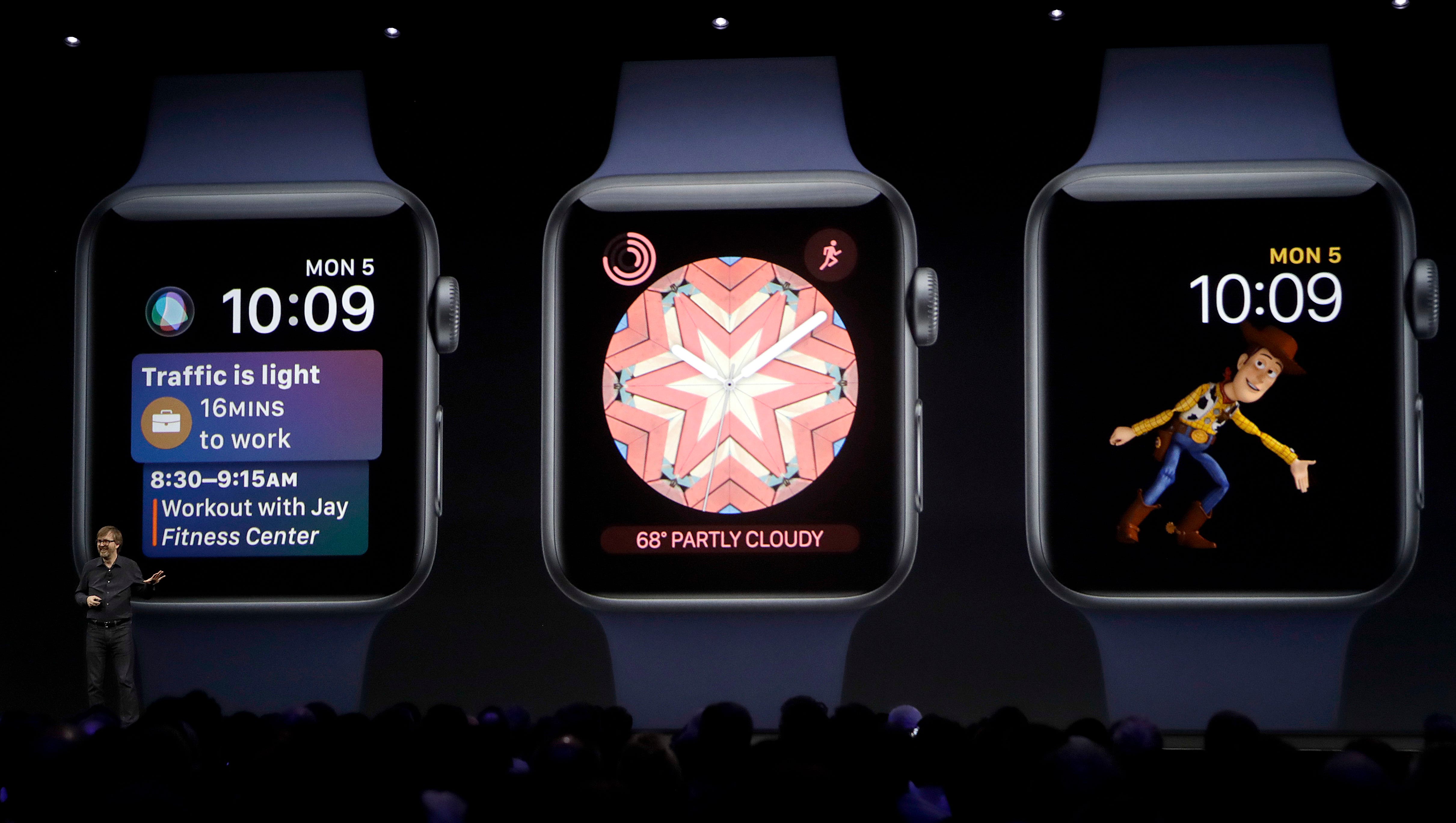 Apple's Kevin Lynch speaks about the Apple Watch announcement of new products at the Apple Worldwide Developers Conference.