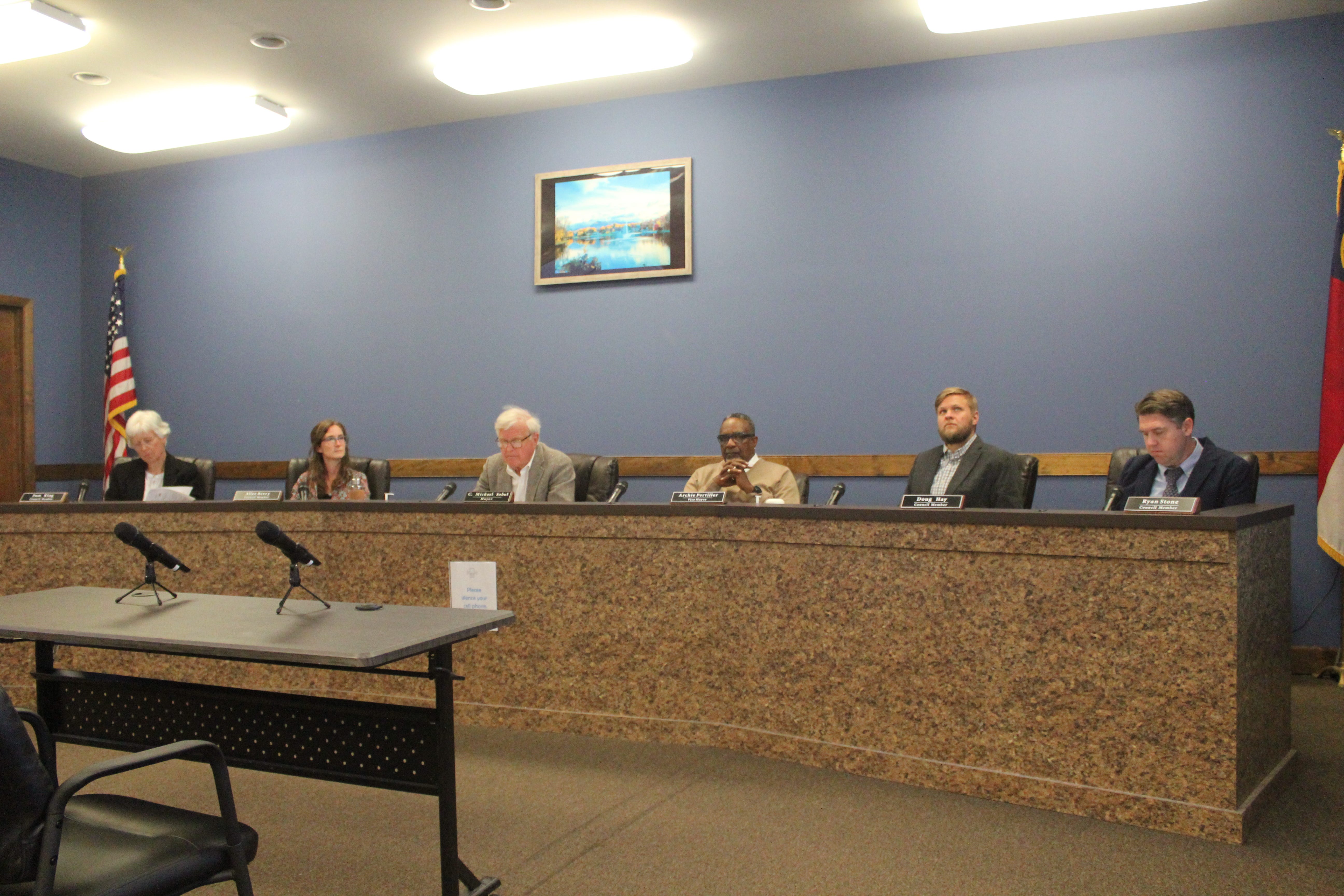 Black Mountain Town Council met for a regular session meeting April 8.
